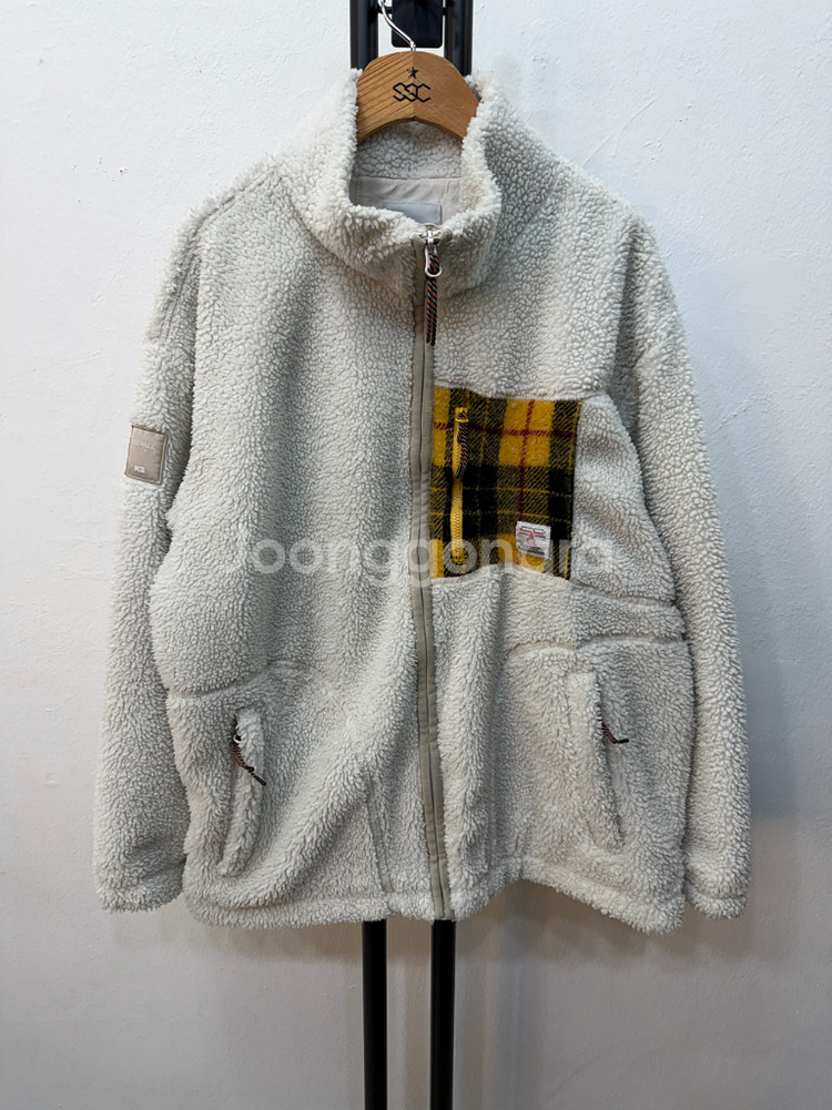 정품) K2 플리스 자켓 타탄체크 95--0