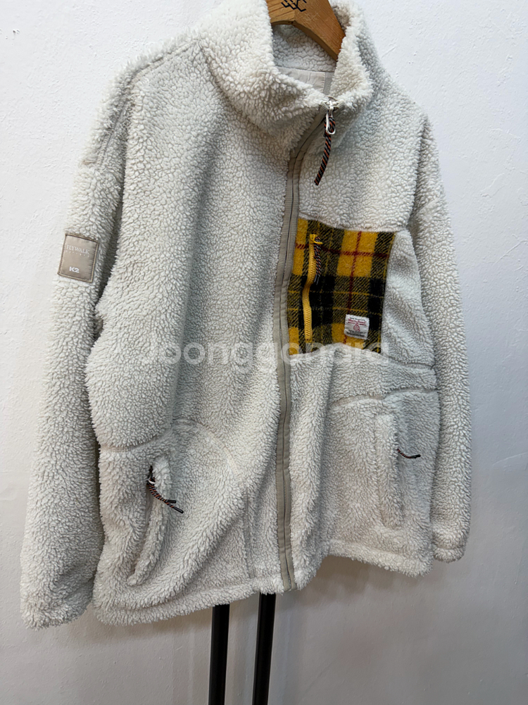 정품) K2 플리스 자켓 타탄체크 95--1