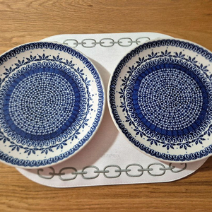 폴란드 디너접시 2장 일괄판매