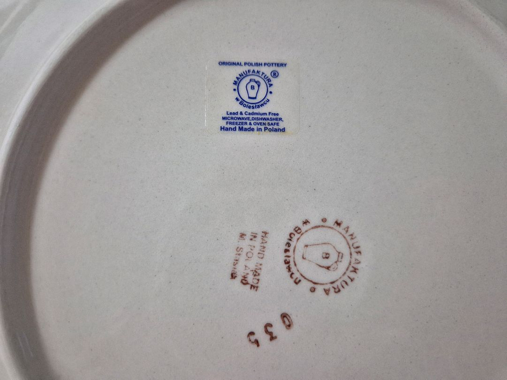 폴란드 디너접시 2장 일괄판매--2