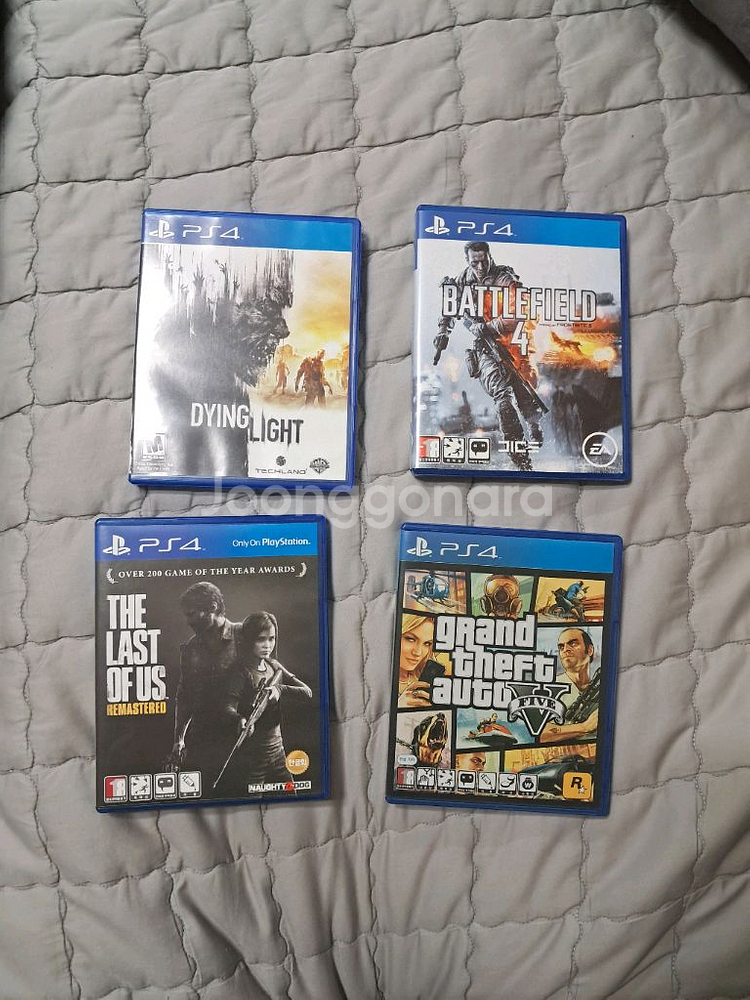 PS4 더 라스트오브어스, GTA5, 다잉라이트1, 배틀필드4 판매합니다--0