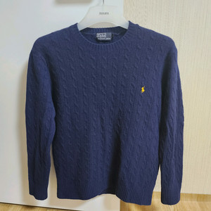 폴로 랄프로렌 케이블 니트 네이비 L(100)사이즈