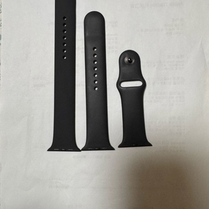 애플 정품 애플워치 스트랩 블랙 스포츠 밴드 44mm