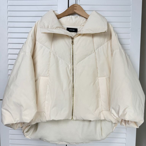 [새상품] 한섬 시스템 하이넥 구스다운 점퍼 패딩 23fw