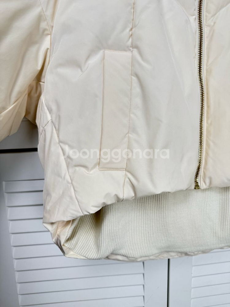 [새상품] 한섬 시스템 하이넥 구스다운 점퍼 패딩 23fw--4