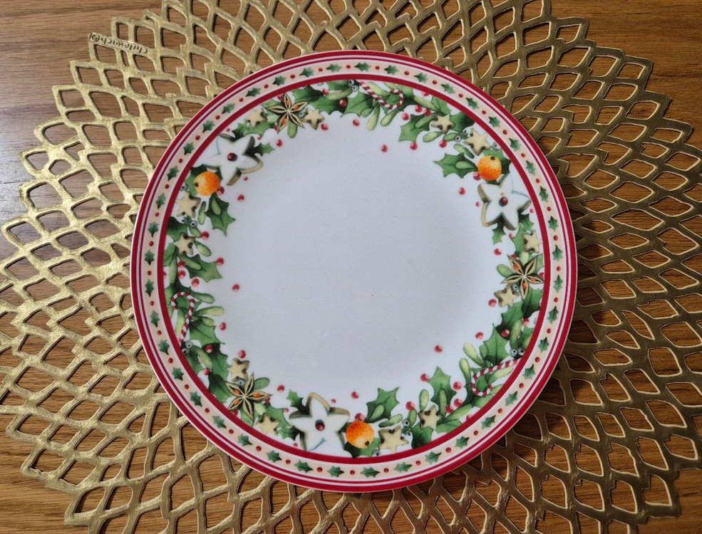 빌레로이앤보흐 윈터 베이커리 크리스마스 접시 2장 일괄판매--2