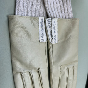 랑방 겨울 양가죽 장갑 연한 라임색