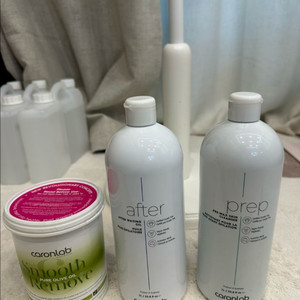 캐론랩 왁싱 퓨어올리브 오일+에프터오일+스킨클렌저 일괄