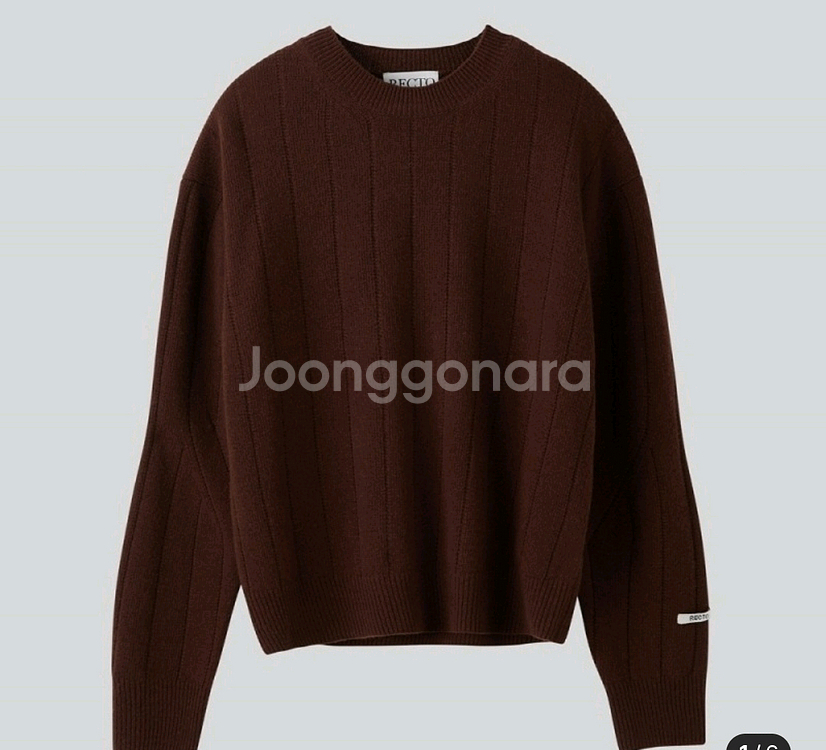 [S,M 새상품] 렉토 러블리 라운드 넥 니트 스웨터--0