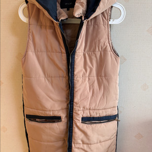 온앤온 롱 베스트 패딩