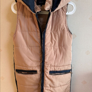 온앤온 롱 베스트 패딩