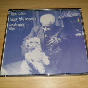 마누엘 M. 폰세: 기타 소나타 외 - 헤라르도 아리아가 CD