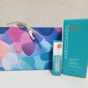 [미사용&새제품/선물포장]모로칸오일 트리트먼트 100ml +쉴드스프레이 20ml 선물세트