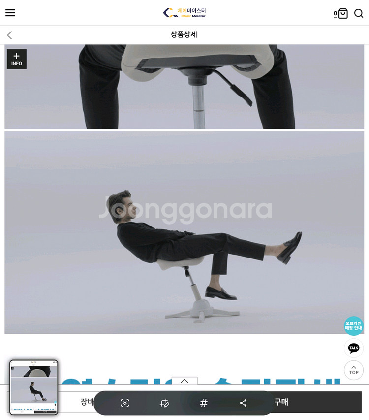 체어마이스터 승마의자 컴퓨터의자 디스크 예방--2