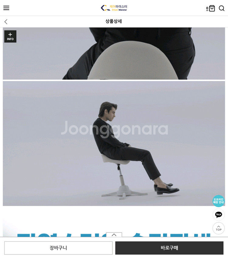 체어마이스터 승마의자 컴퓨터의자 디스크 예방--3