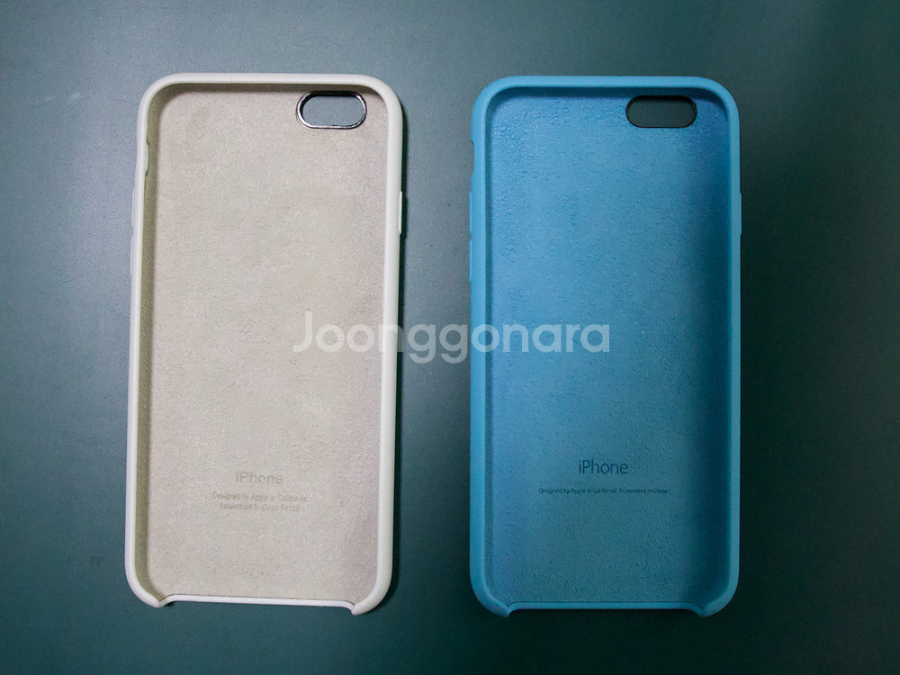아이폰6s 실리콘 케이스 2개 세트--2