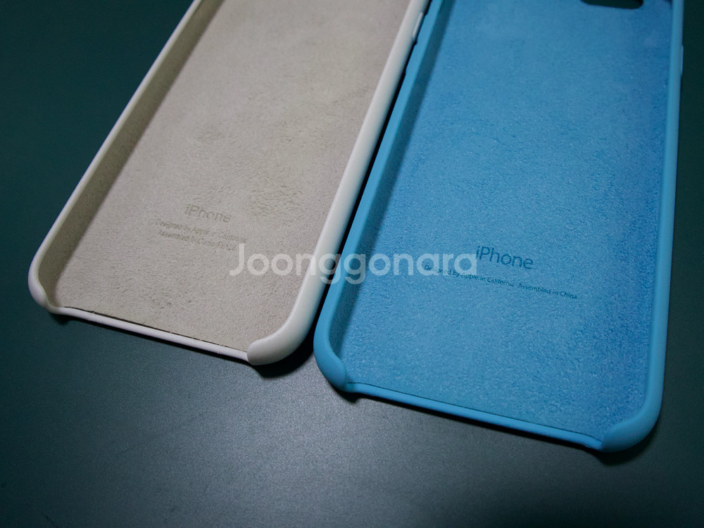 아이폰6s 실리콘 케이스 2개 세트--3