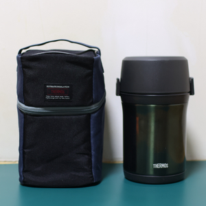 써모스 보온 도시락 + 가방 세트(택포)