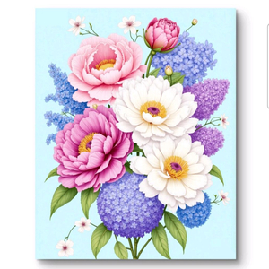 꽃 보석십자수 주문제작해드려요