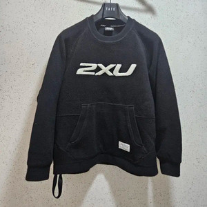 M) 2XU 블랙 플리스 맨투맨 티셔츠 후리스