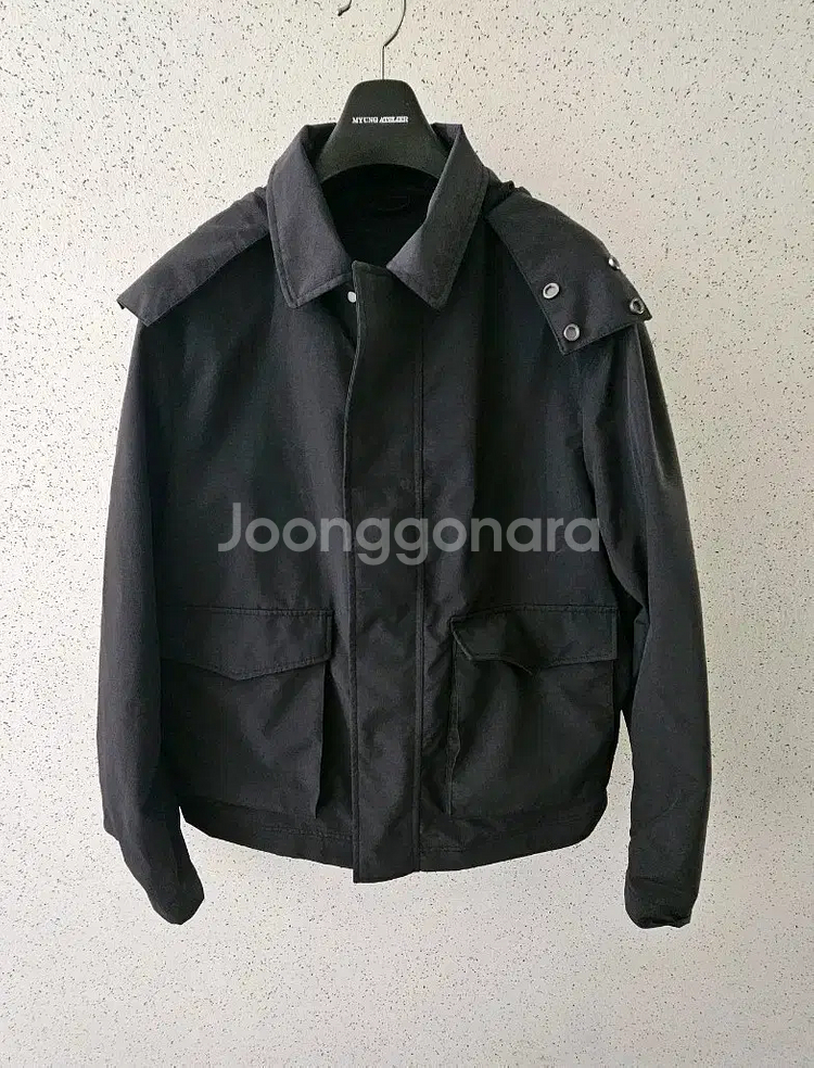 XL) 자라 기능성자켓 블랙 하이테크 후드 점퍼 0155 502--1