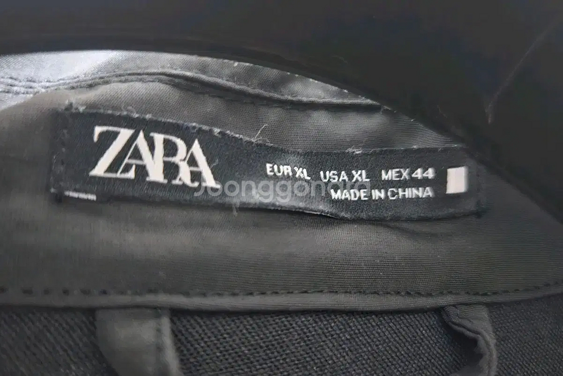 XL) 자라 기능성자켓 블랙 하이테크 후드 점퍼 0155 502--4