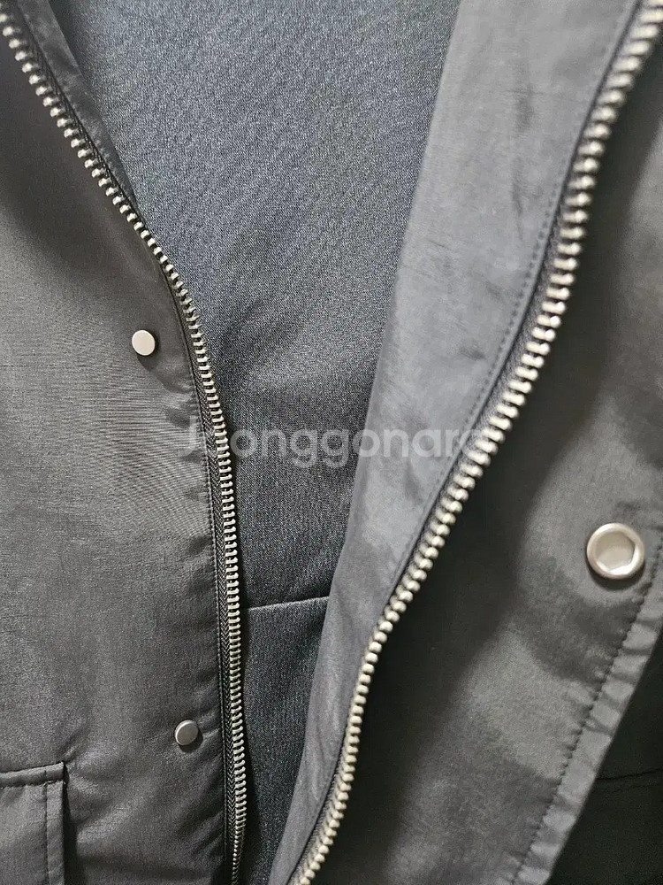 XL) 자라 기능성자켓 블랙 하이테크 후드 점퍼 0155 502--5