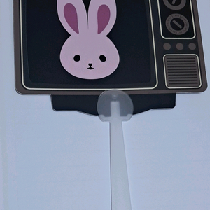 괴담출근 팝업 굿즈 브라운 부채 이미지