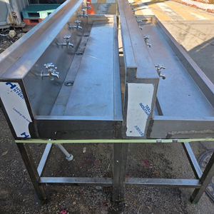 업소용 스테인리스 싱크대 세트 이미지