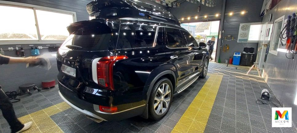 팰리세이드 페인트날림제거 광택--2