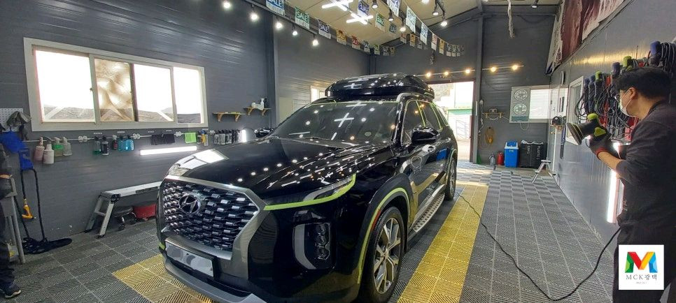 팰리세이드 페인트날림제거 광택--7