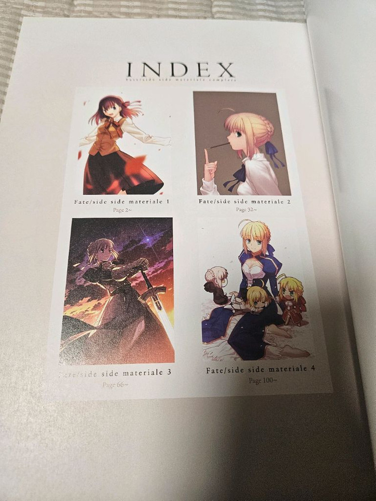 페이트 사이드 마테리얼 이미지