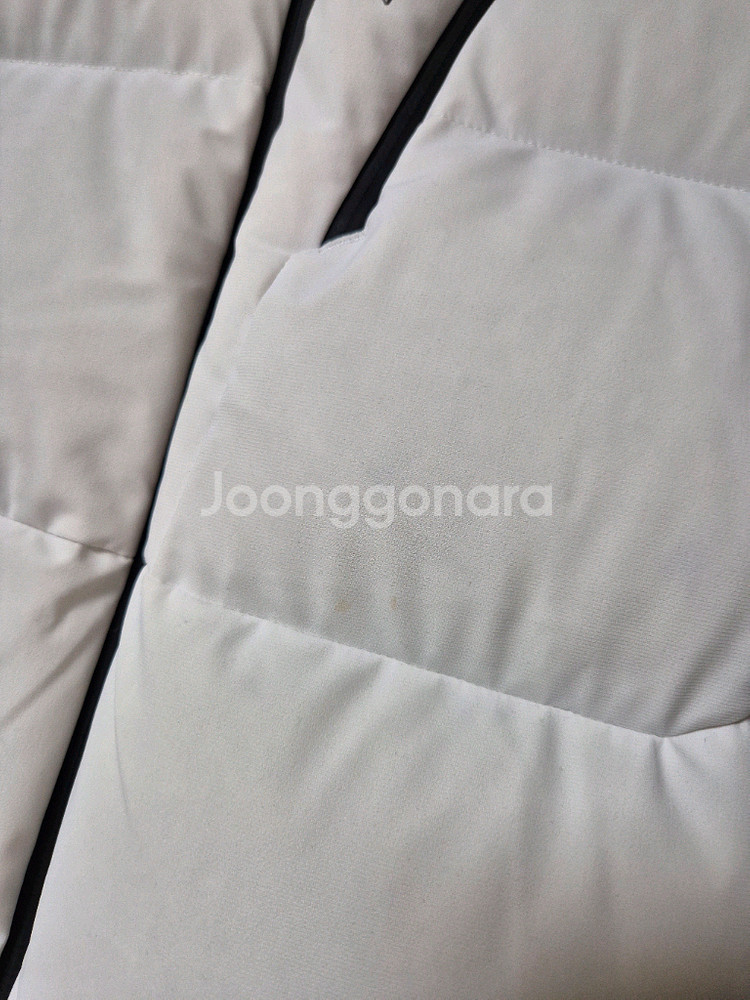 다이나핏 카본비스트 화이트 구스다운 패딩 점퍼 100--6