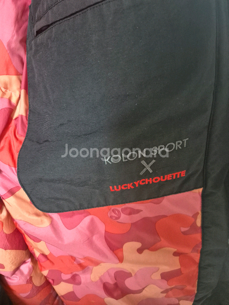 럭키슈에뜨 X 코오롱스포츠 구스다운 롱패딩90--5