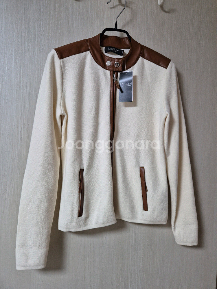 (정품) 폴로 랄프로렌 가죽 집업가디건 라이더가디건 S 블랙라벨--0