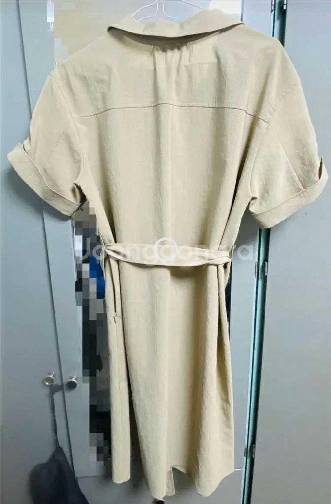 LIST 리스트 린넨 셔츠 원피스--1