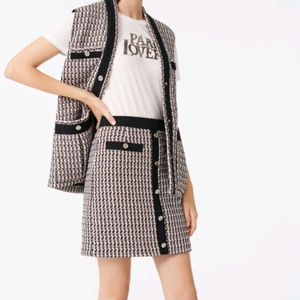 (새상품) 마쥬 트위드 베스트 36사이즈(국내55사이즈)