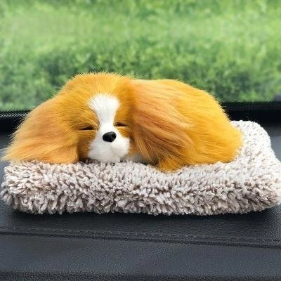 새 골든 찰스 차량용 미니 강아지 제습 인형 활성탄 탈취제 대시보드 장식 이미지