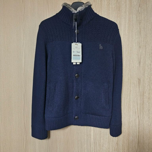 (새상품) 헤지스 정품 토끼털fur 울혼방 니트 자켓