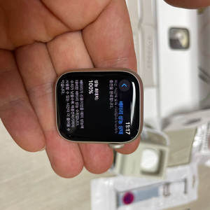 배터리100% 애플워치9 41mm 스타라이트