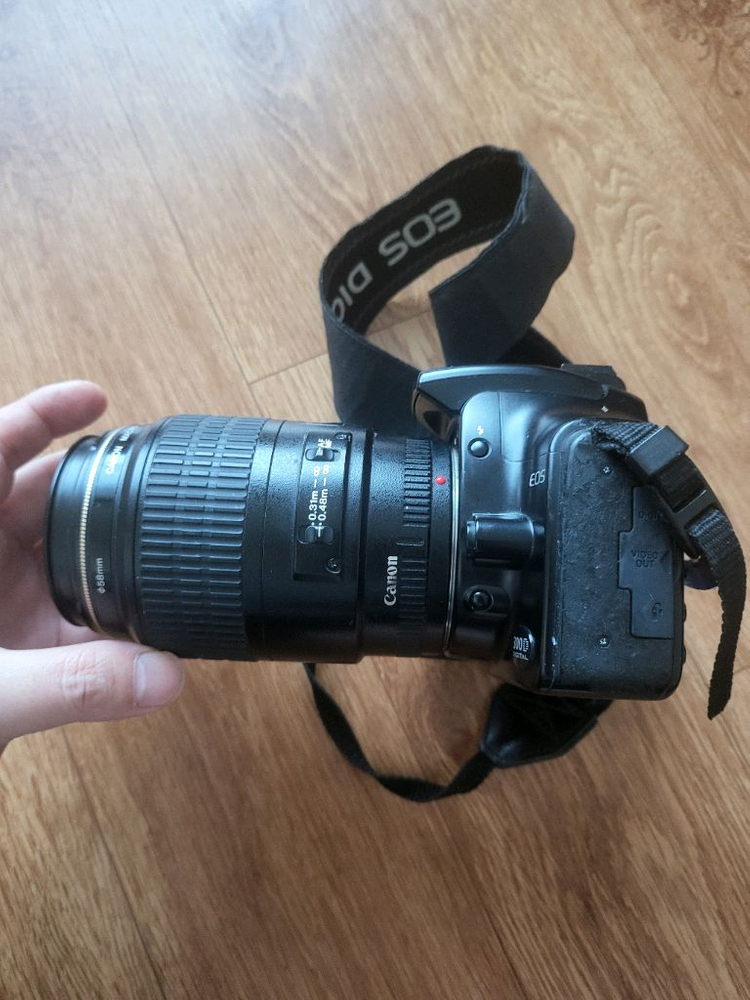 캐논 eos 300d +100mm 망원렌즈 이미지