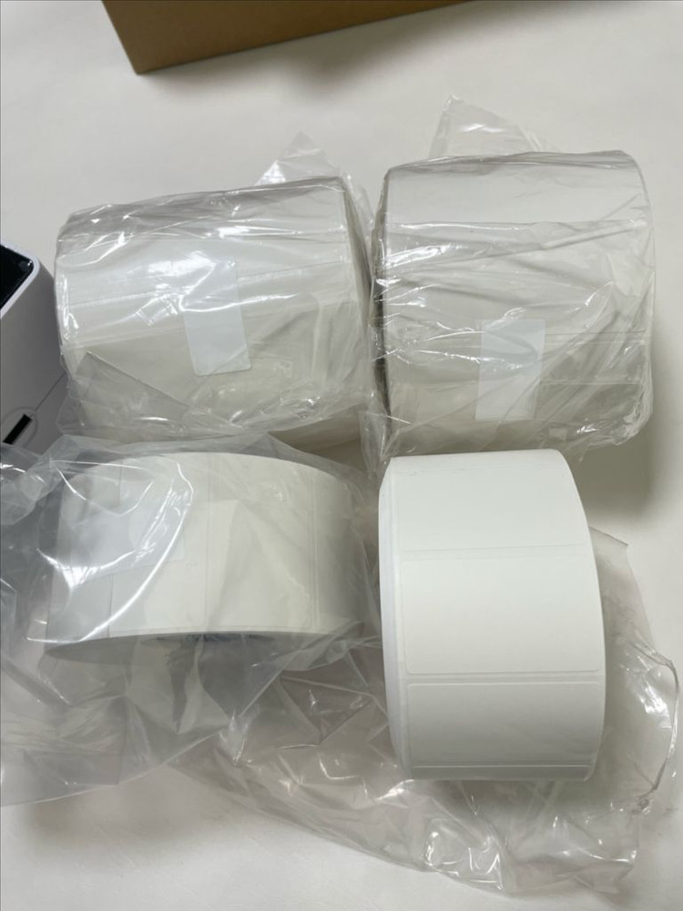 택배 송장 바코드 프린터 (라벨 출력 가능) RP421 +거치대 + 라벨 이미지