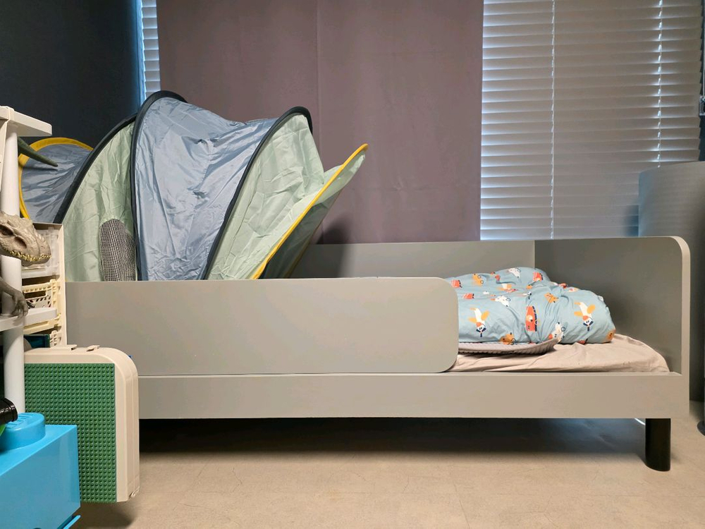 비아인키노 위키노 키즈침대 베이베드 그레이(클라우드)+매트리스--5