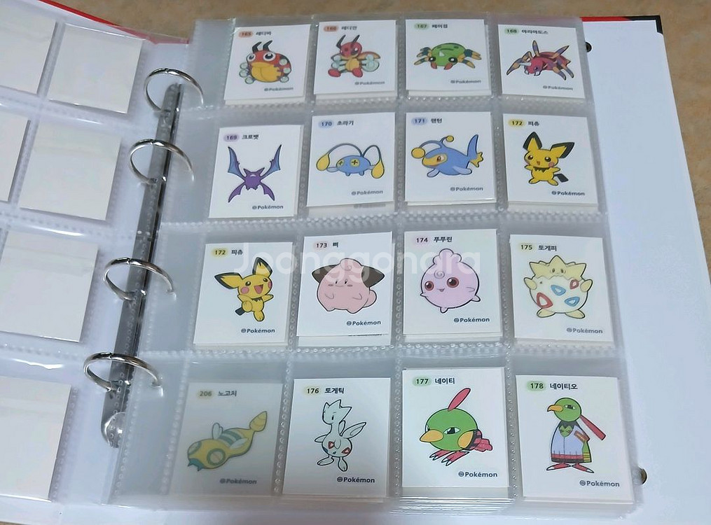 무료배송 포켓몬띠부씰 2세대 3자리씰 1개 선택 4자리--1