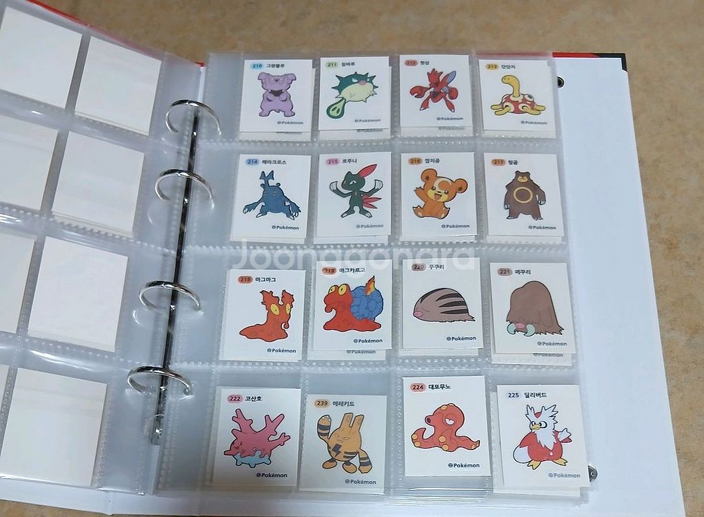 무료배송 포켓몬띠부씰 2세대 3자리씰 1개 선택 4자리--4
