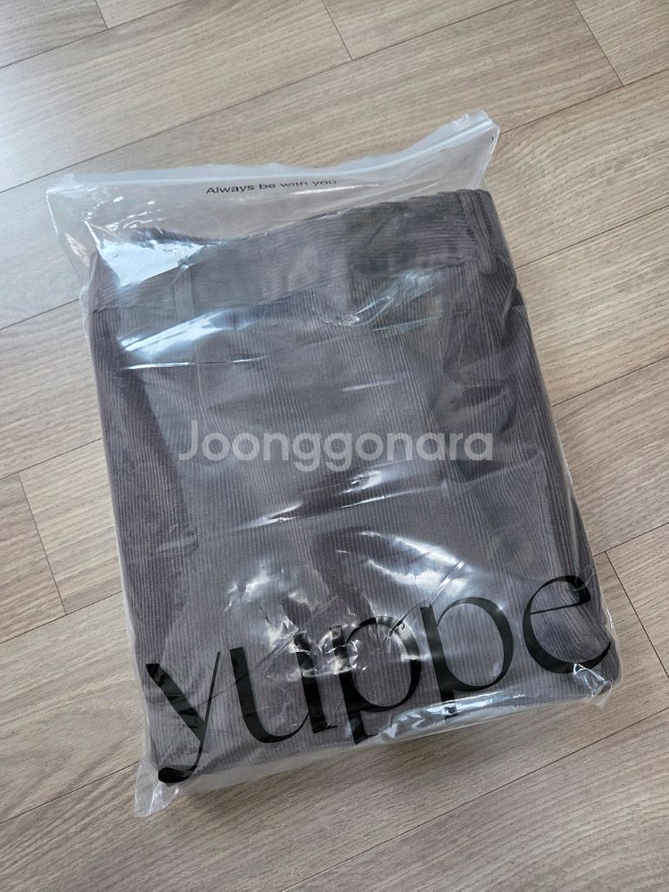 엽페 코듀로이 롱스커트 (새상품) 스몰 (착샷O)--2