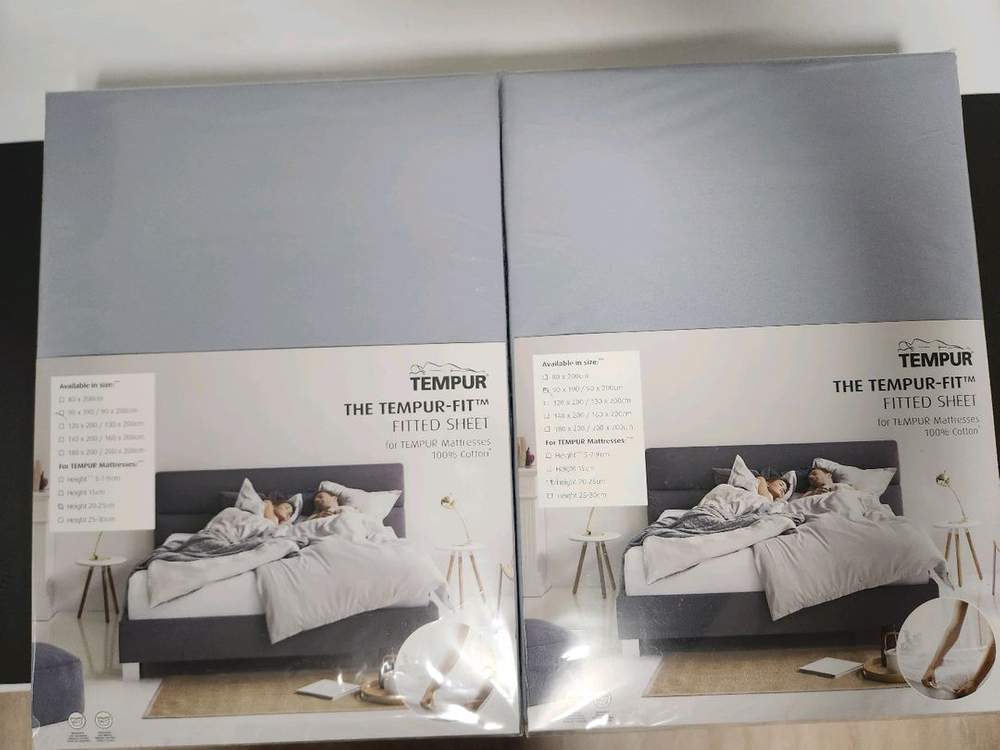 템퍼 매트리스 프로텍터 + 매트리스커버 세트 이미지