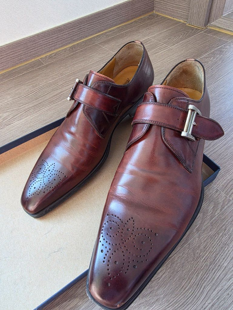 맥나니 Magnanni 싱글몽크 구두 판매합니다. 사이즈 us10 약275~280 이미지