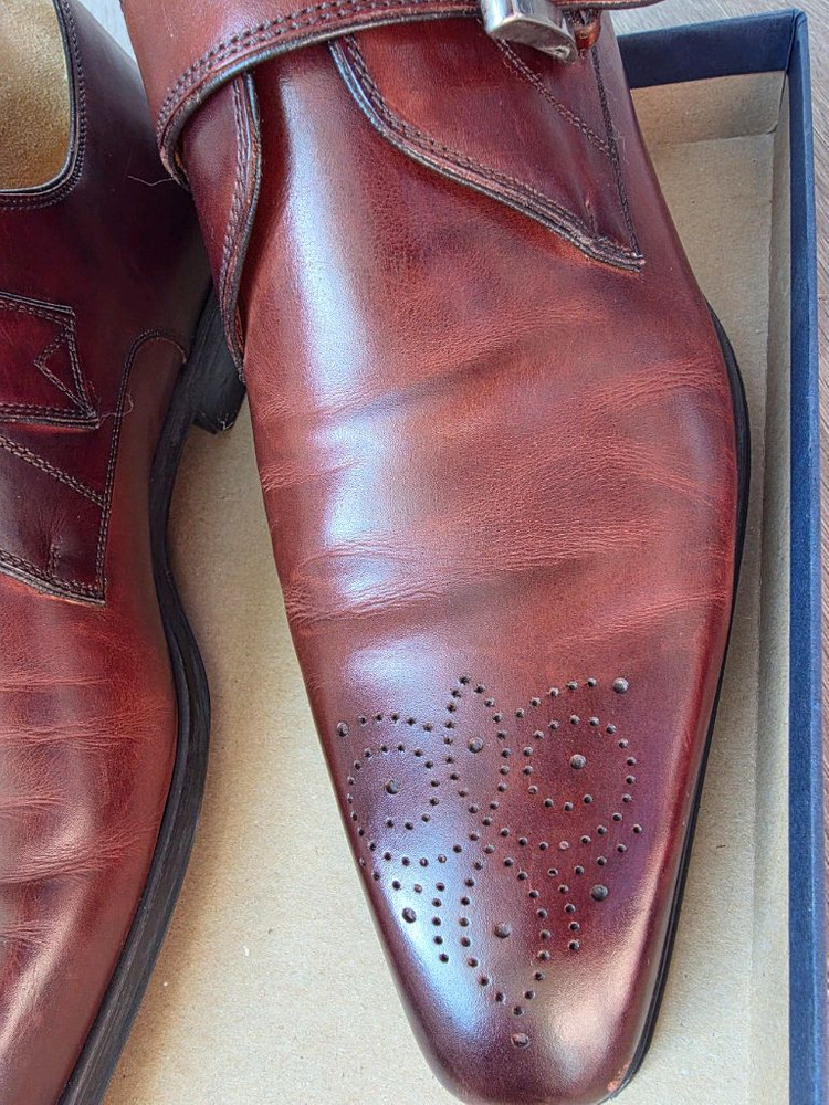 맥나니 Magnanni 싱글몽크 구두 판매합니다. 사이즈 us10 약275~280 이미지