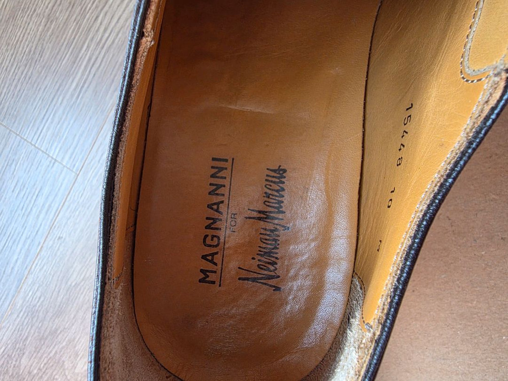 맥나니 Magnanni 싱글몽크 구두 판매합니다. 사이즈 us10 약275~280 이미지